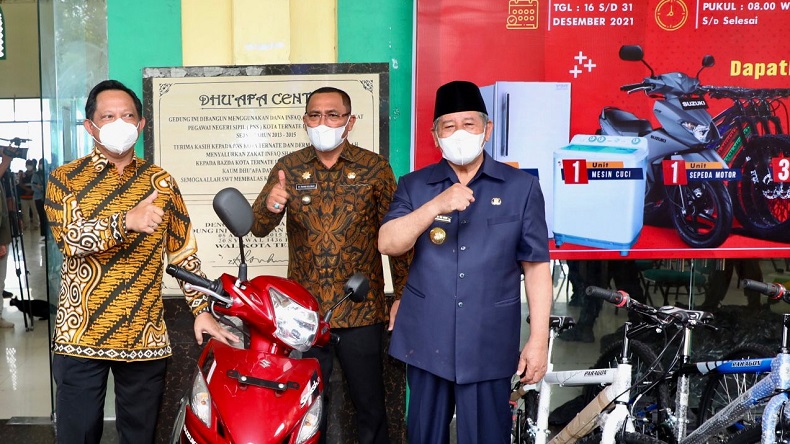 Mendagri Apresiasi Cara Pemkot Ternate Ajak Warga Vaksin, Berikan Hadiah Motor dan Sepeda