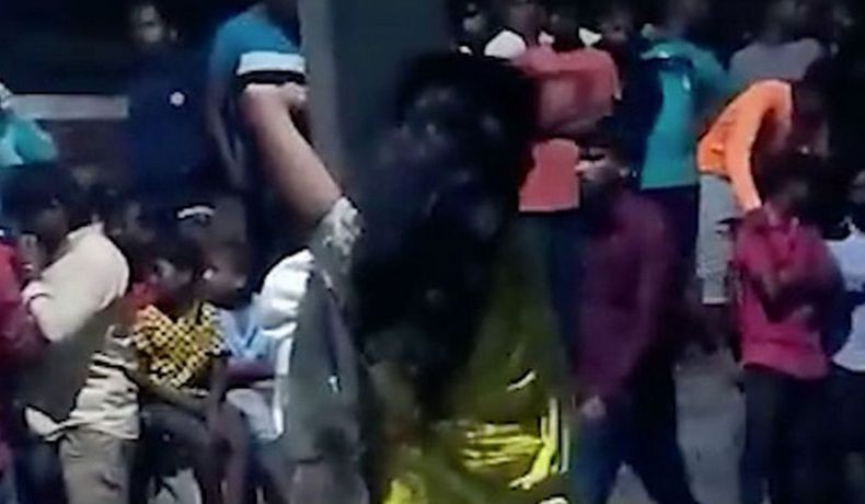   Tepergok dengan Kekasih, Janda Cantik Ini Diikat di Tiang Listrik dan Dipukuli