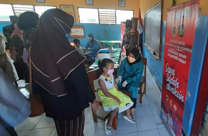 Dukung Vaksinasi Covid-19 bagi Anak, Binda DIY Sasar SD di Pinggiran Kulonprogo