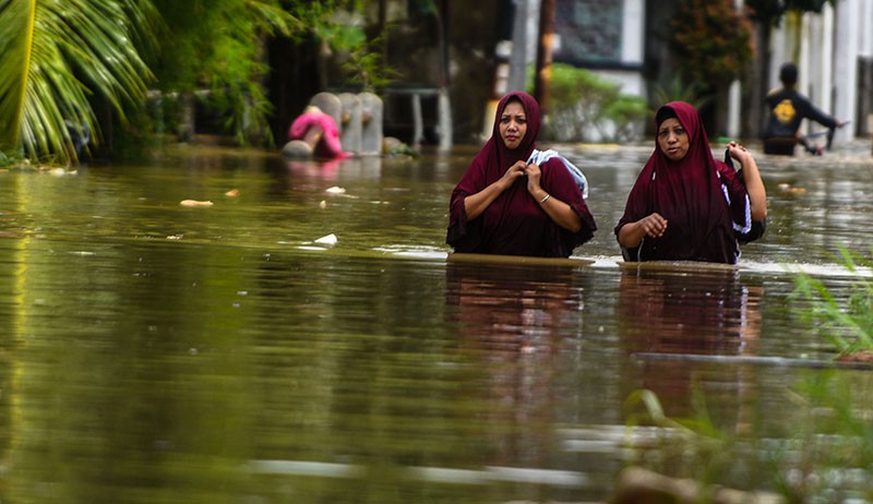 Permukiman di Batam Banjir, Air Naik Setinggi Pinggang Orang Dewasa