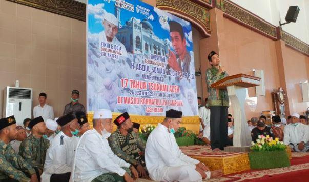 title Pesan Menyentuh Ustaz Abdul Somad pada Peringatan 17 Tahun Tsunami Aceh Pesan Menyentuh Ustaz Abdul Somad pada Peringatan 17 Tahun Tsunami Aceh