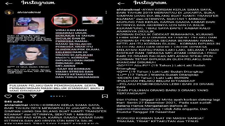 Viral Gadis Cantik Bandung Diduga Diperkosa dan Dijual sebagai PSK di Michat