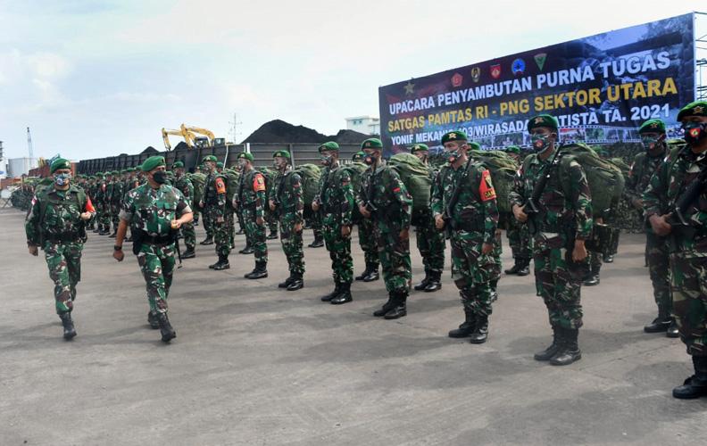 title Prajuritnya Pulang dari Papua, Pangdam Diponegoro: Gudangkan Senjata hingga Bahan Peledak Prajuritnya Pulang dari Papua, Pangdam Diponegoro: Gudangkan Senjata hingga Bahan Peledak