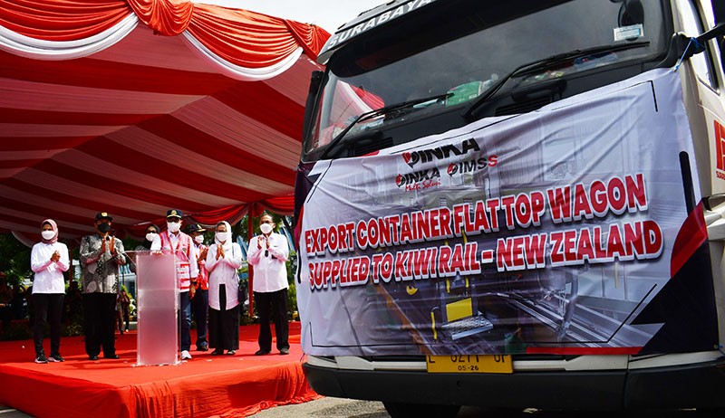 262 Gerbong Barang Buatan PT INKA Diekspor ke Selandia Baru - Bagian 1