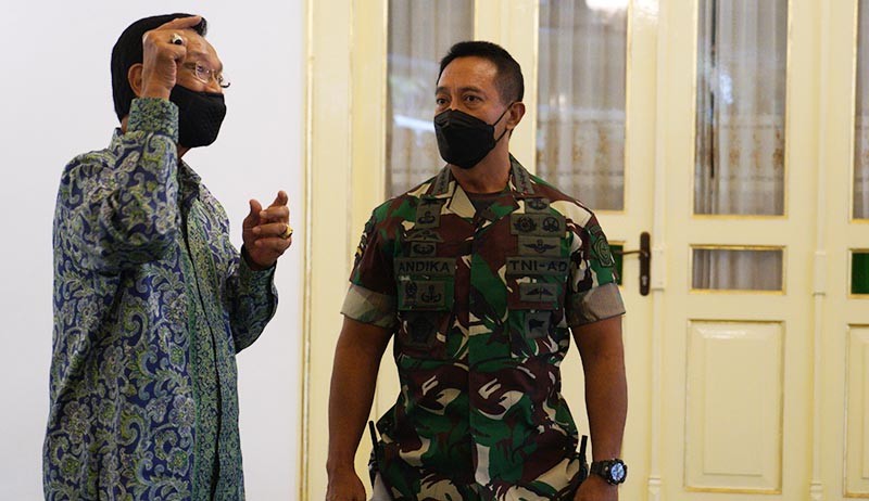 Momen Panglima TNI Jenderal Andika Perkasa Bertemu Gubernur DIY Sri Sultan HB X - Bagian 2