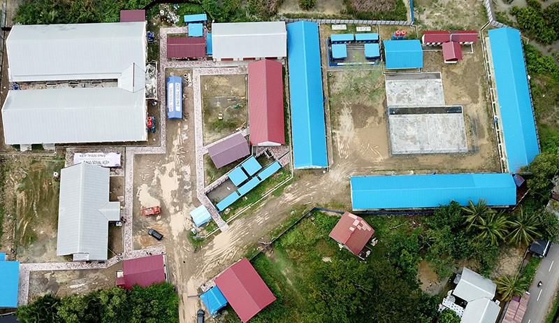 Foto Penampungan Pengungsi Rohingya di Desa Kandang Lhokseumawe - Bagian 2