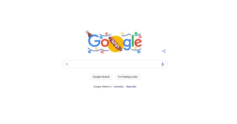 Sambut Tahun Baru 2022, Google Tampilkan Doodle Perayaan