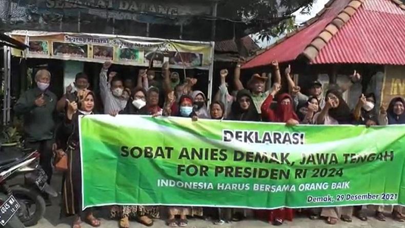 Dukung Anies Baswedan Capres 2024, Emak-Emak di Demak Gelar Aksi Jalan Kaki