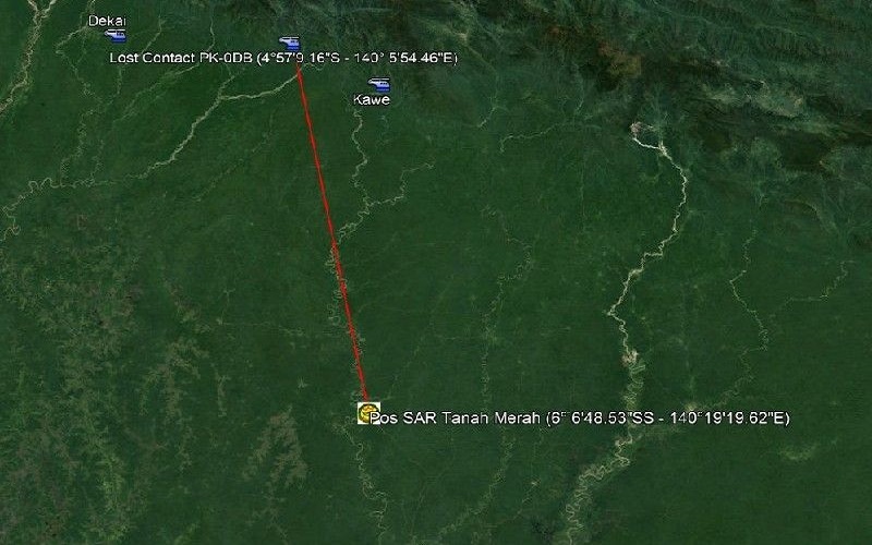 Kru dan Penumpang Helikopter Airfast Ditemukan Selamat di Boven Digoel