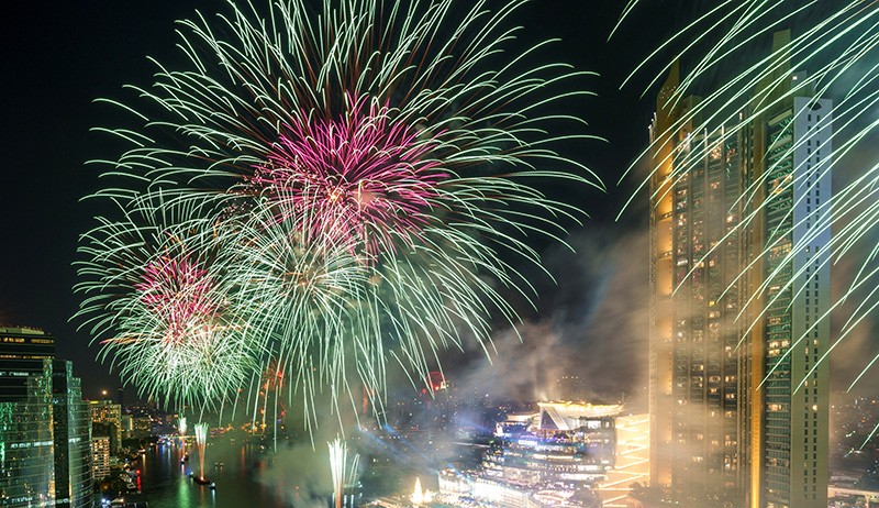 Foto Indahnya Kembang Api Berbagai Negara Meriahkan Tahun Baru 2022 - Bagian 4