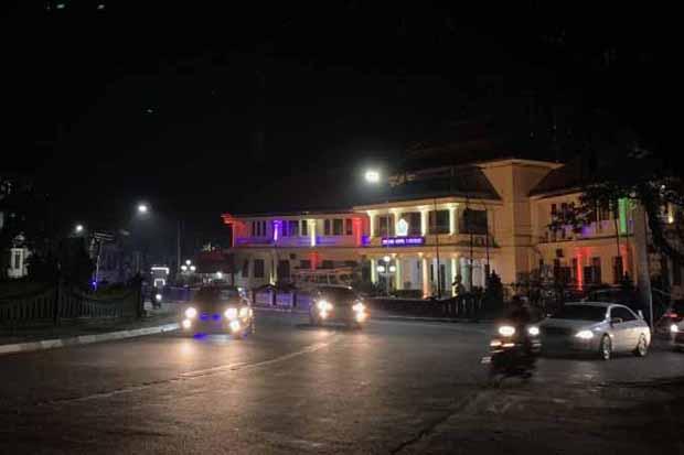  Malam Tahun Baru Jalan Protokol di Kota Malang Lengang