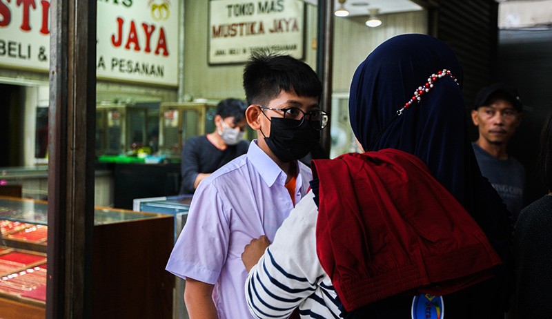 Persiapan Pembelajaran Tatap Muka, Toko Seragam Sekolah Diserbu Pembeli  - Bagian 3