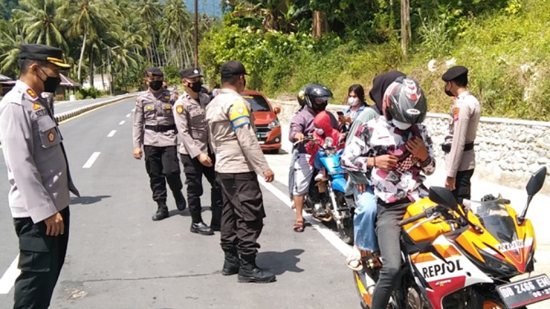 Polres Bolsel Perketat Penjagaan di Molibagu, Cegah Lonjakan Warga ke Lokasi Wisata