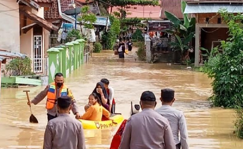 9 Kecamatan di Bungo Jambi Dikepung Banjir usai Hujan Deras 