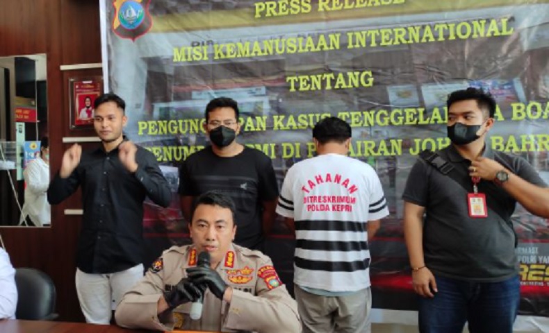 Polda Kepri Tangkap Pemilik Kapal PMI Ilegal yang Tenggelam di Malaysia