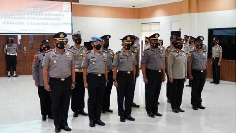 Kado Awal Tahun, 401 Personel Polda Maluku Naik Pangkat