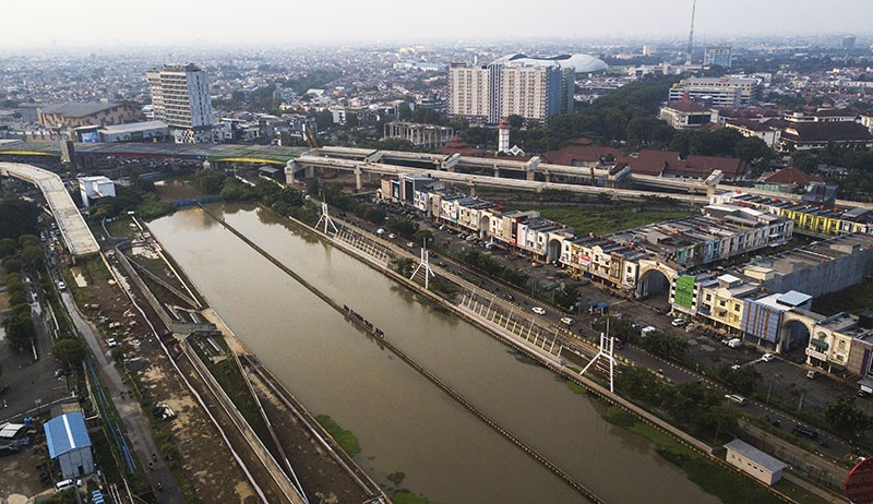 Progres Proyek Revitalisasi Wisata Air Kalimalang Capai 40 Persen - Bagian 1