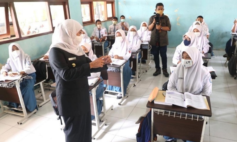 Pemprov Jatim Imbau Sekolah di Wilayah PPKM Level 2 Terapkan PTM 50 Persen