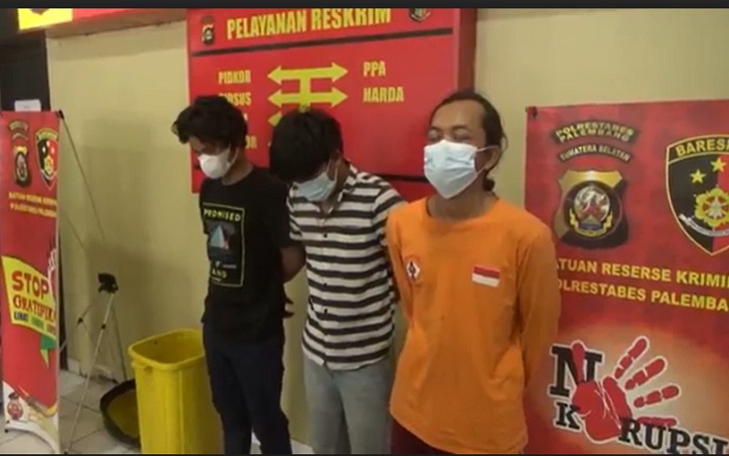 Palak Sejoli di Kosan, 3 Pria di Silaberanti Palembang Ditangkap Polisi 