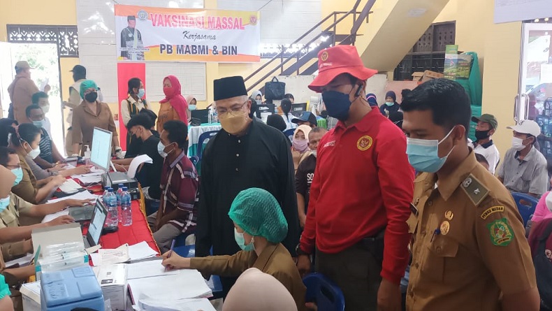 BIN dan MABMI Kolaborasi Gelar Vaksinasi Covid-19 di 6 Kabupaten