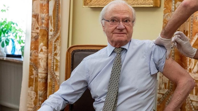 Sudah 3 Kali Disuntik Vaksin, Raja dan Ratu Swedia Positif Covid-19