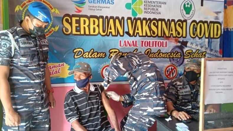 TNI AL Gelar Serbuan Vaksinasi Maritim Pekan Pertama 2022