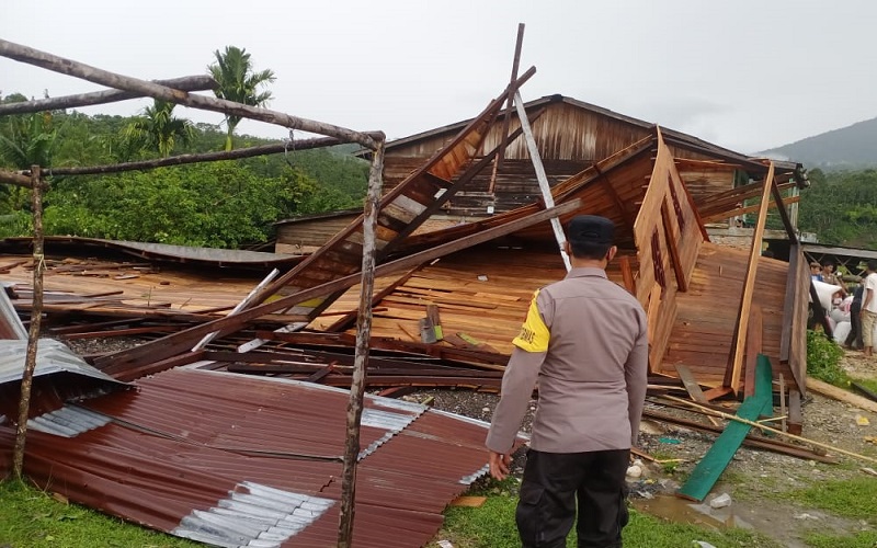 Angin Kencang Terjang Wilayah Gayo Lues Aceh, 21 Rumah Rusak 