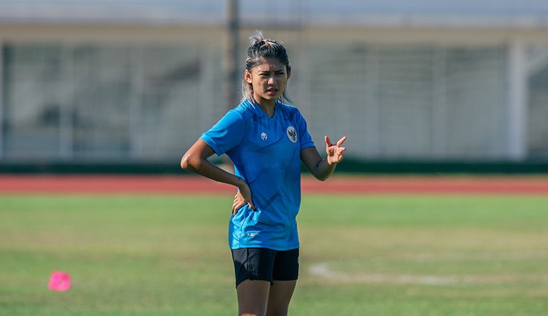 Foto Zahra Muzdalifah, Penyerang Andalan Timnas Putri Indonesia - Bagian 2