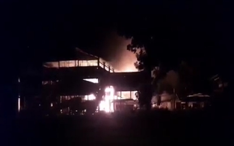 Pabrik Kelapa Sawit di Simalungun Terbakar 
