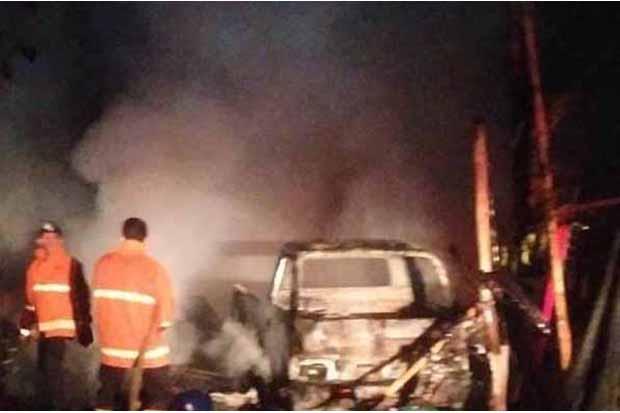  Gudang Rosok dan Sebuah Pikap Ludes Dilalap Si Jago Merah