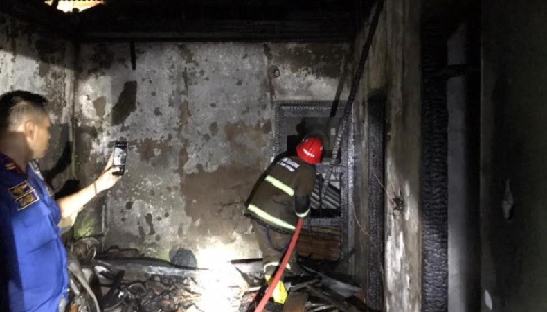 Rumah Warga Sukabumi Terbakar saat Ditinggal Penghuni Pergi