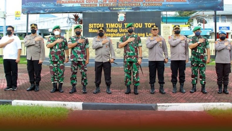 Pangdam XIII/Merdeka Mayjen TNI Alfred Denny Tuejeh Kunjungi Polda Sulut, Ini yang Dibahas