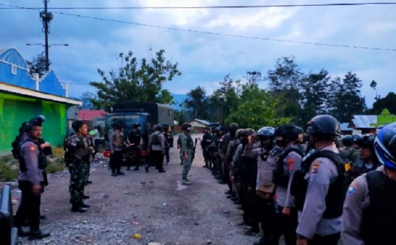 Redam Bentrok Susulan di Jayawijaya, TNI Siagakan 2 SSK ke Distrik Wouma