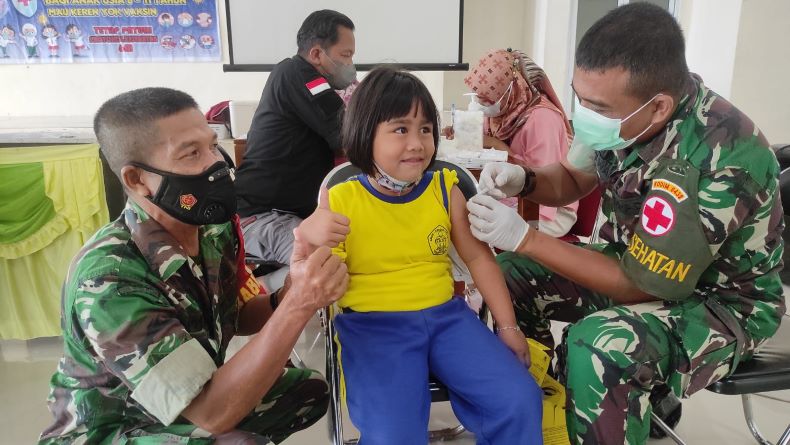 Vaksinasi Anak di Bangka Barat Sasar Siswa TK dan PAUD