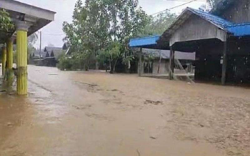 Banjir Landa Kabupaten Banjar, 6 Desa Terendam