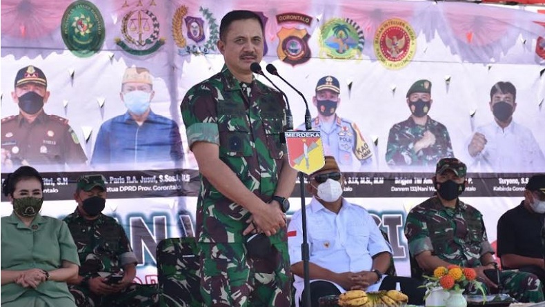 Pangdam XIII Merdeka Apresiasi Catatan Nol Kasus Covid-19 di Gorontalo