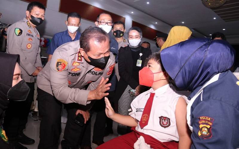Vaksinasi Anak 6-11 Tahun di Sumsel Capai 4,8 Persen, Ini Daerah Tertinggi dan Terendah
