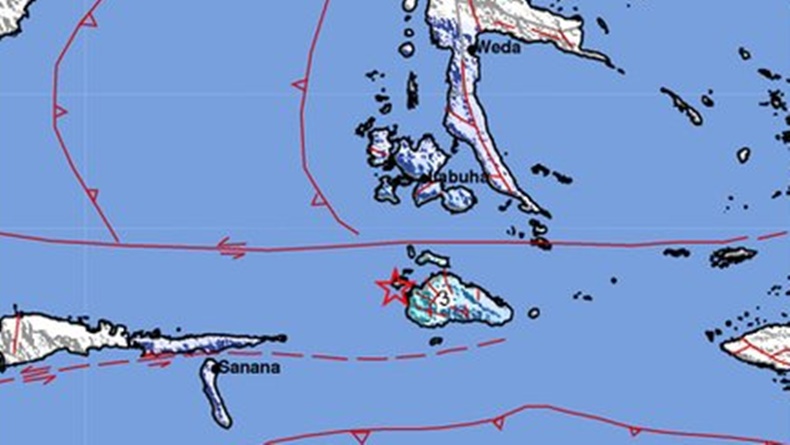 Gempa Terkini Magnitudo 4,9 Guncang Pulau Obi Maluku Utara 