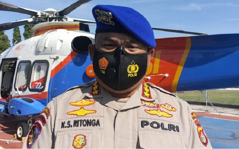 Helikopter Polri untuk Pengamanan MotoGP Mandalika Mulai Terlihat di NTB