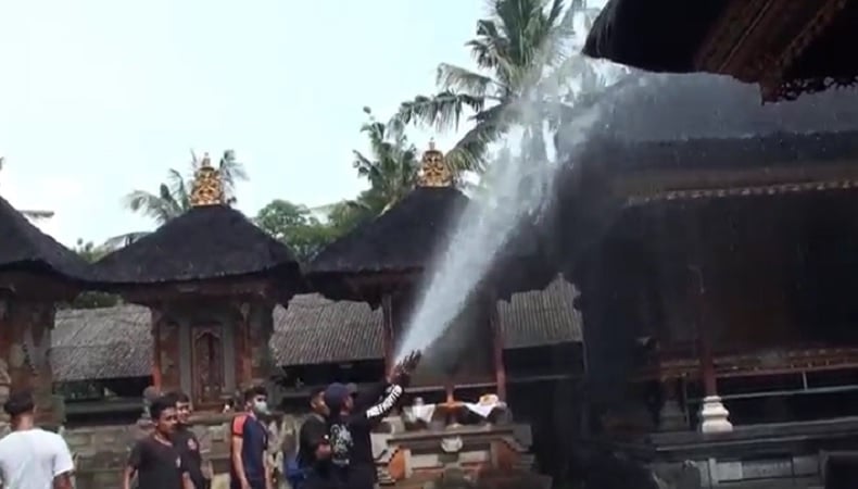 Pura di Ubud Gianyar Terbakar, Api Berasal dari Upacara Ngaben