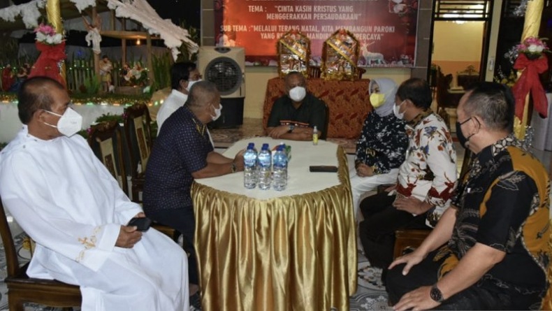 Hadiri Natal Oikumene, Gubernur Ajak Masyarakat Jaga Kebersamaan