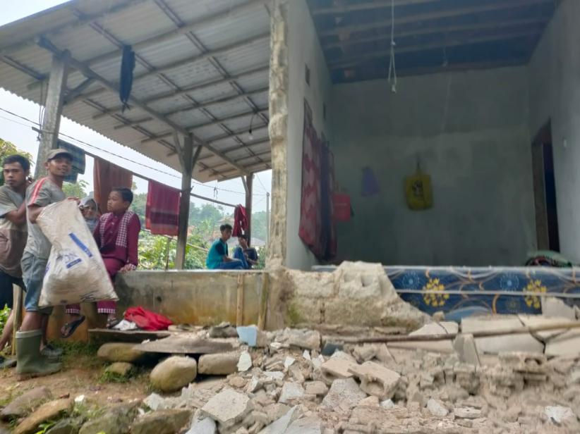 Gempa M6,6 di Banten Terasa hingga Bogor, 2 Rumah Rusak