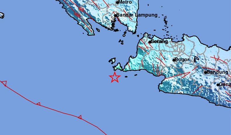 Gempa Terkini Magnitudo 5,4 Guncang Bayah Banten, Terasa hingga Sukabumi