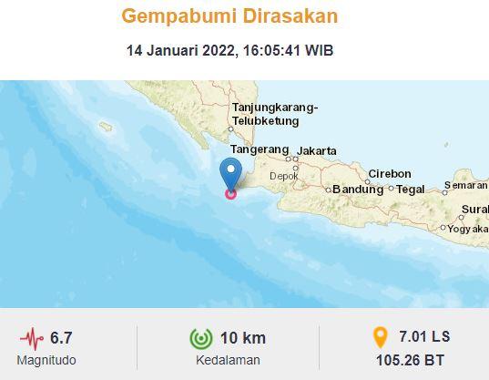 Guncangan Gempa M6,6 Terasa di Jakarta, BMKG: Getaran Seakan-akan Truk Berlalu