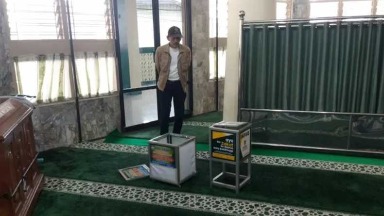 Dalam Semalam, Kotak Amal di 2 Masjid Bukittinggi Dibobol Maling