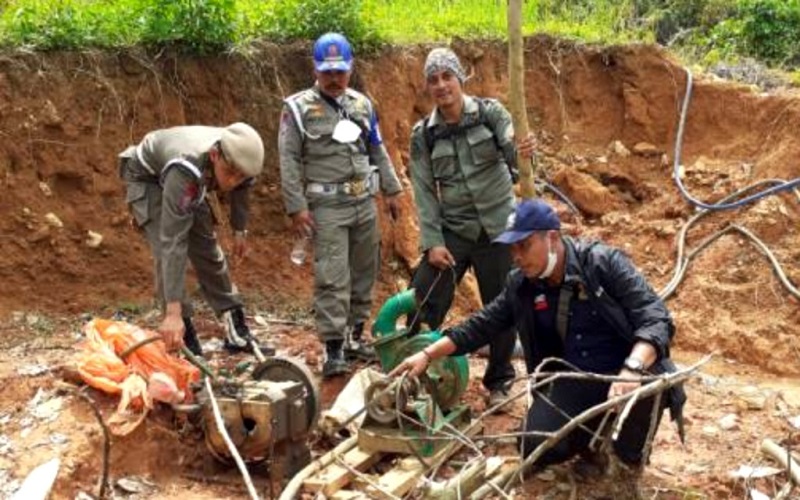 Dishut Kalsel Temukan Aktivitas Penambang Emas Ilegal di Banjar