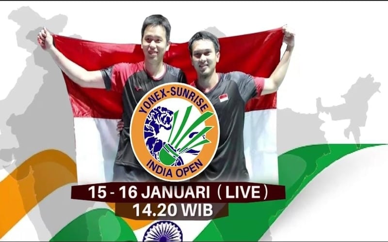 Jangan Lewatkan! Perjuangan Ahsan/Hendra di Final India Open 2022, Live di iNews