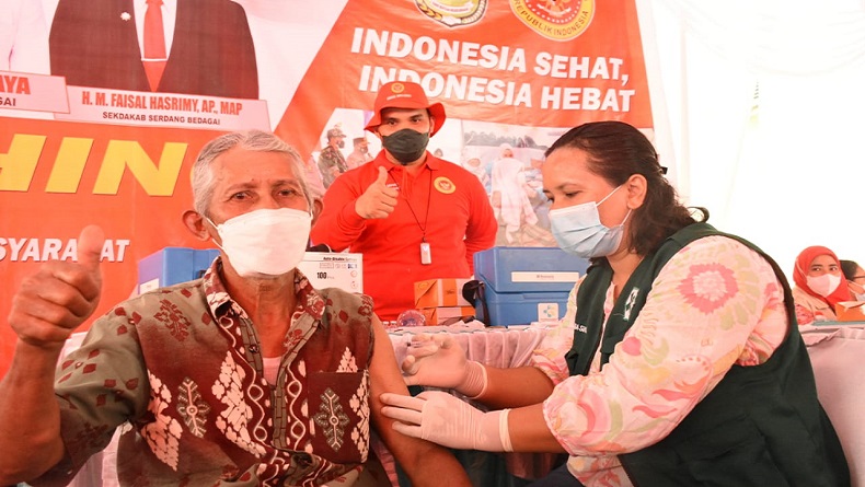 BIN Sumut Gelar Vaksinasi Booster di Sergai