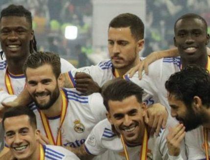 Viral Eden Hazard Pasang Muka Sedih saat Real Madrid Juara Piala Super Spanyol