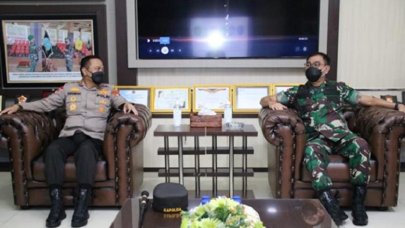 Perkuat Soliditas TNI-Polri, Kapolda Kalbar Silaturahmi ke Pangdam Tanjungpura